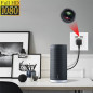 IP-HD-Spycam in Wandsteckdose, 2xUSB