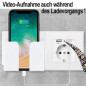 IP-HD-Spycam in Wandsteckdose, 2xUSB