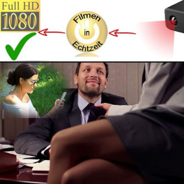HD Micro-Spionkamera mit DVR, 128 GB
