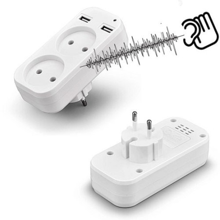 GSM Steckdosen-Adapter + 2xUSB