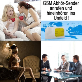 DER KLEINSTE GSM MICRO-ABHÖRSENDER DER WELT MIT VOICE-AKTIVIERUNG
