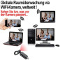Hochflexible WiFi USB-Überwachungskamera, 128 Gb