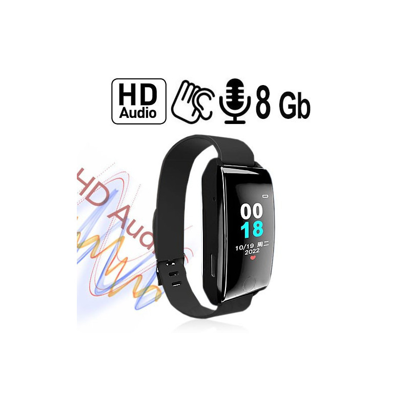 Digital Armband Uhr SPY-Recorder, 8 GB