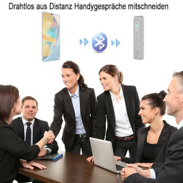 Drahtlos aus Distanz Handygespräche mitschneiden.