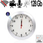 Full-HD Spy-Cam getarnt in Wanduhr, 128 GB
