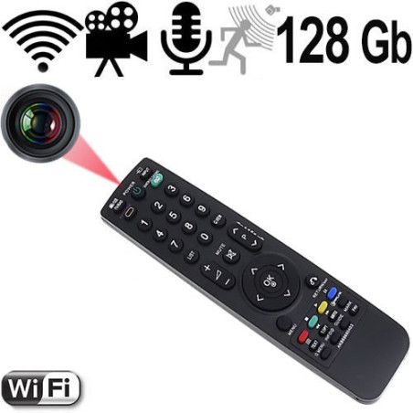 WIFI-HD SpyCam getarnt im Fernbedienung, 128 Gb