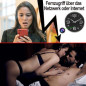 IP-Full-HD Spy-Cam in Wanduhr, 128 GB