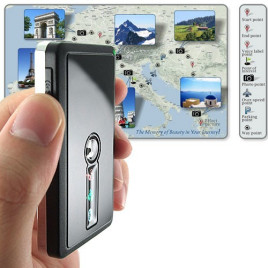 GPS-Empfänger-Datenlogger: Speicher für bis zu 50 Millionen Wegpunkte.