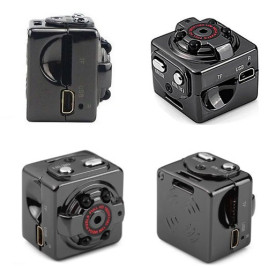HD Mini-SpyCam mit IR-Nachtsicht: Bild-, Ton-, Video- Aufnahme, Motion Detection. Videoüberwachung im Kleinstformat !