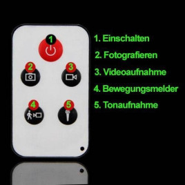 Spy-Minikamera getarnt im Aschenbecher, brilliante Video- Bild und Tonaufzeichnungen, unterstützt Bewegungserkennung.