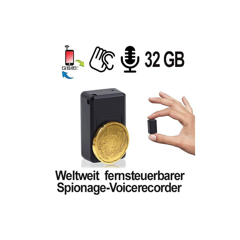 Fernsteuerbarer GSM-Spionagerecorder