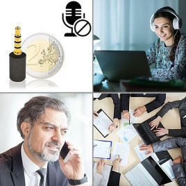 MIC-JAM, Microfon Blocker schützt Sie vor heimlichen Audio-Lauschangriffen in Ihrer Umgebung mit Spyware.