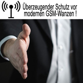 GSM-Wanzen-Detector, er spürt zuverlässig alle aktiven GSM-Sender ( Wanzen ) auf.