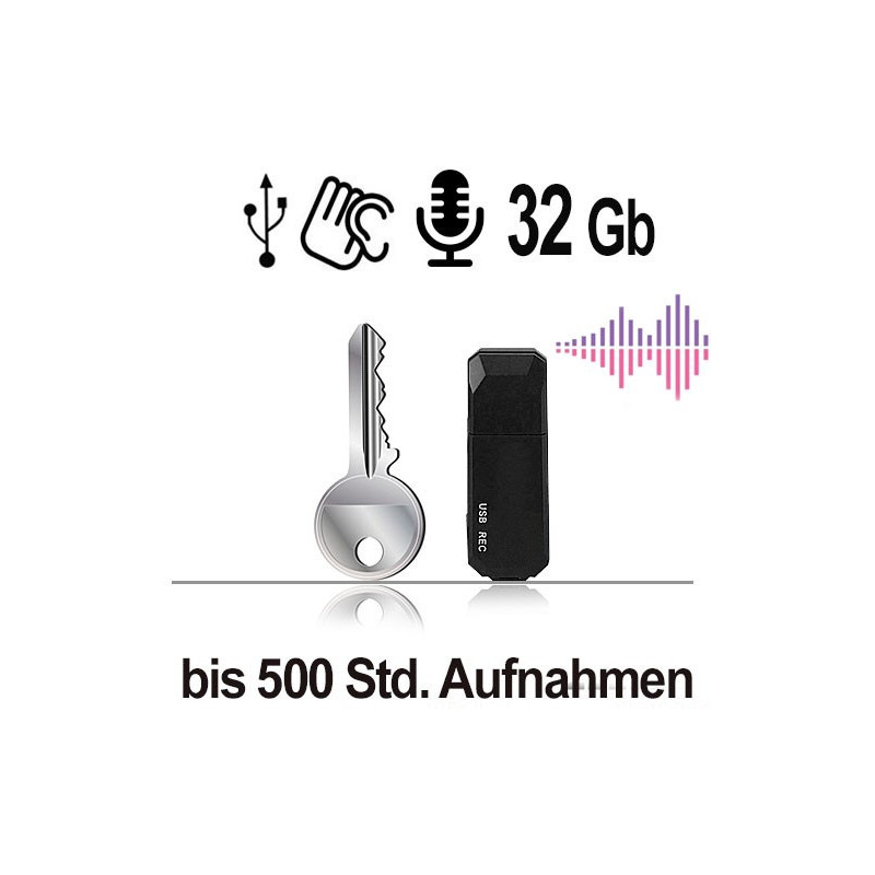 USB-Audiorecorder, 32 Gb